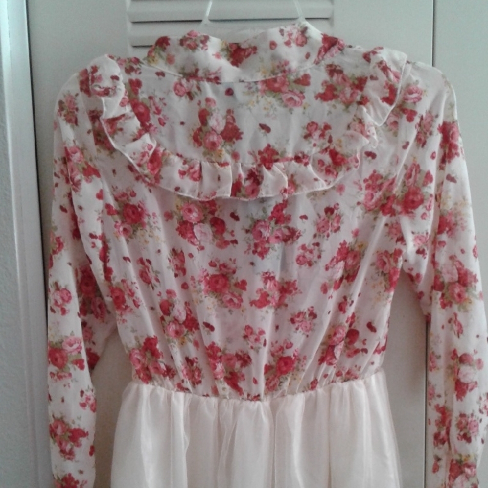 Floral Ruffle Dress - Picture 5 of 7
